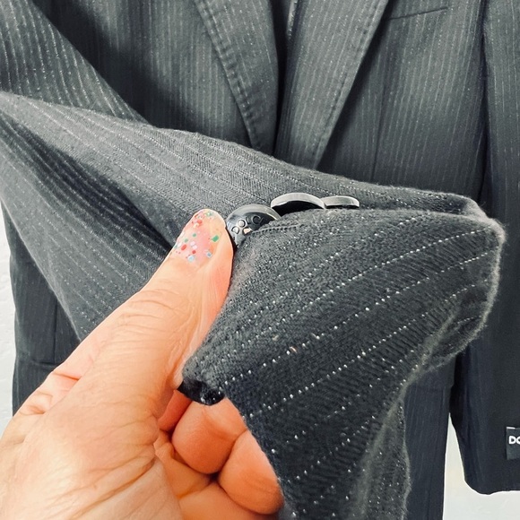 $1475 DOLCE & GABANNA Virgin Wool Blazer Suit Coat 48 NWT - Picture 6 of 12